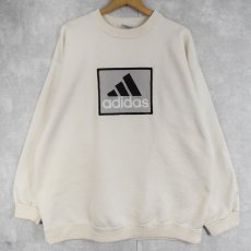 画像1: 90〜2000's adidas USA製 パッチ付きスウェット L (1)