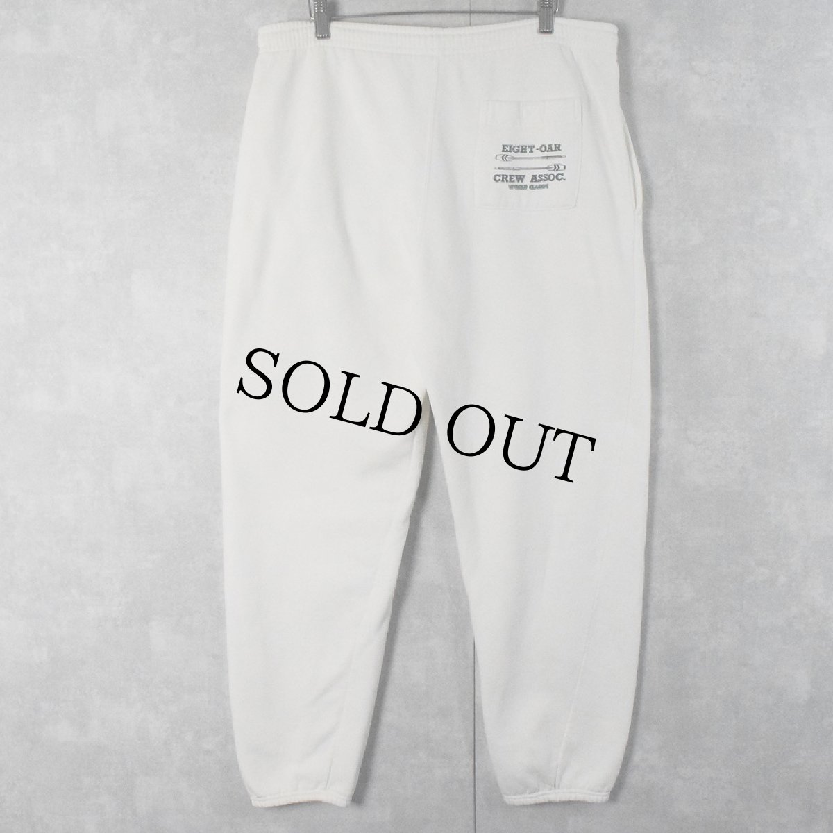 画像1: GAP "EIGHT-PAR CREW ASSOC." プリントスウェットパンツ M (1)