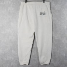 画像1: GAP "EIGHT-PAR CREW ASSOC." プリントスウェットパンツ M (1)