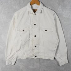 画像1: 90's GAP DENIM ホワイトデニムジャケット  (1)