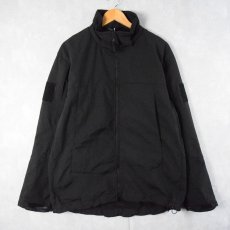 画像1: ミリタリータイプ ソフトシェルジャケット BLACK 3XL (1)