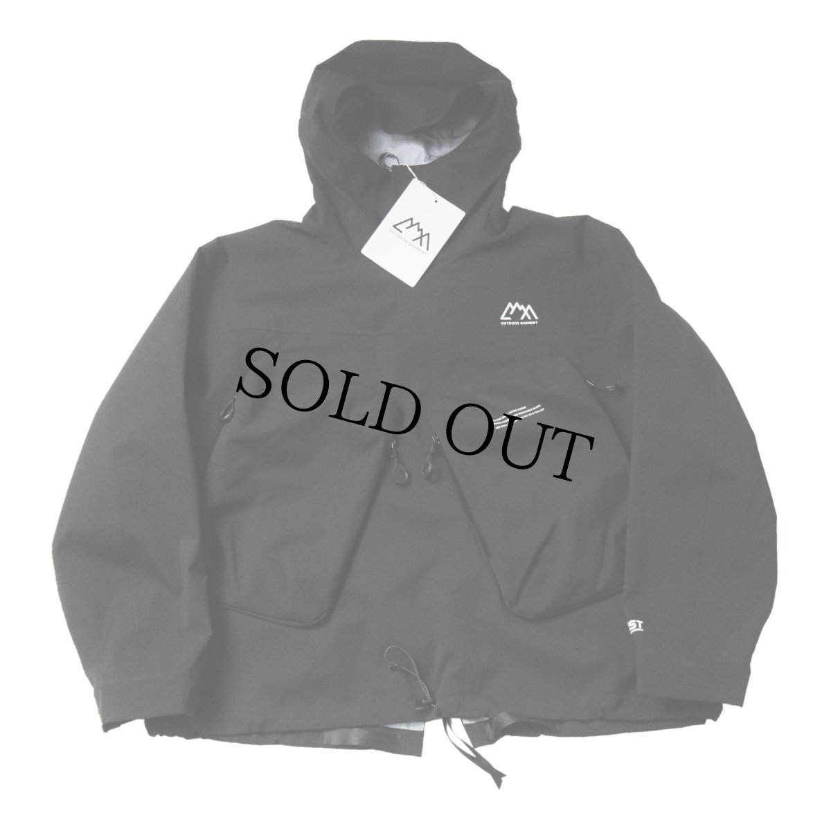画像1: 【SALE】 COMFY OUTDOOR GARMENT "SALVAGE SHELL HOODIE COEXIST" BLACK 【L】 (1)
