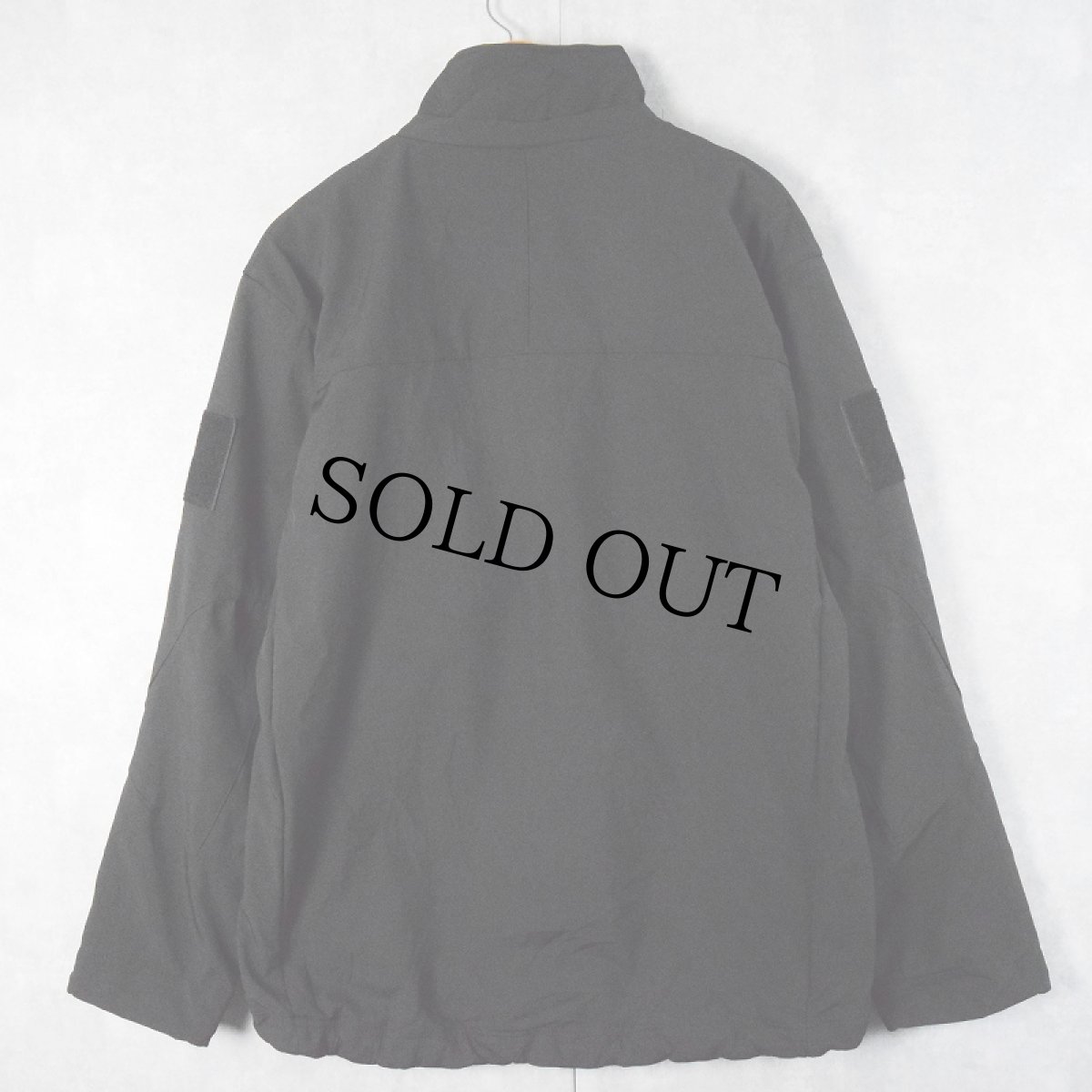 画像2: ミリタリータイプ ソフトシェルジャケット BLACK 3XL (2)