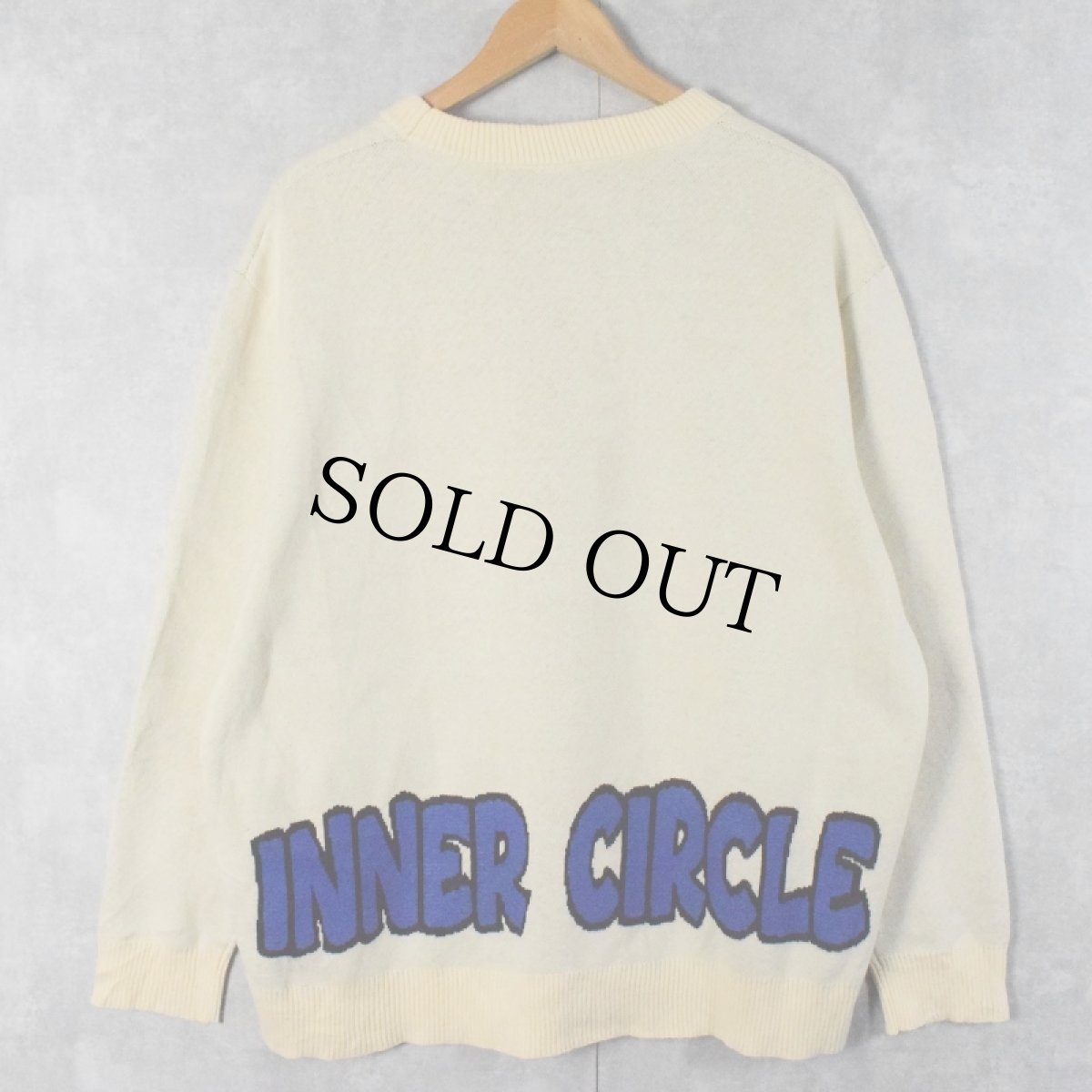 画像2: INNER CIRCLE Disney "Donald Duck" ジャガードニットセーター M (2)