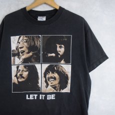 画像1: 90's THE BEATLES "LET IT BE" ロックバンドTシャツ BLACK L (1)