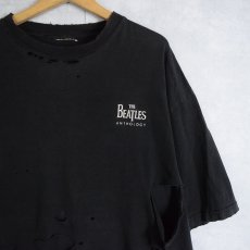 画像1: THE BEATLES "ANTHOLOGY" ロックバンドTシャツ BLACK (1)