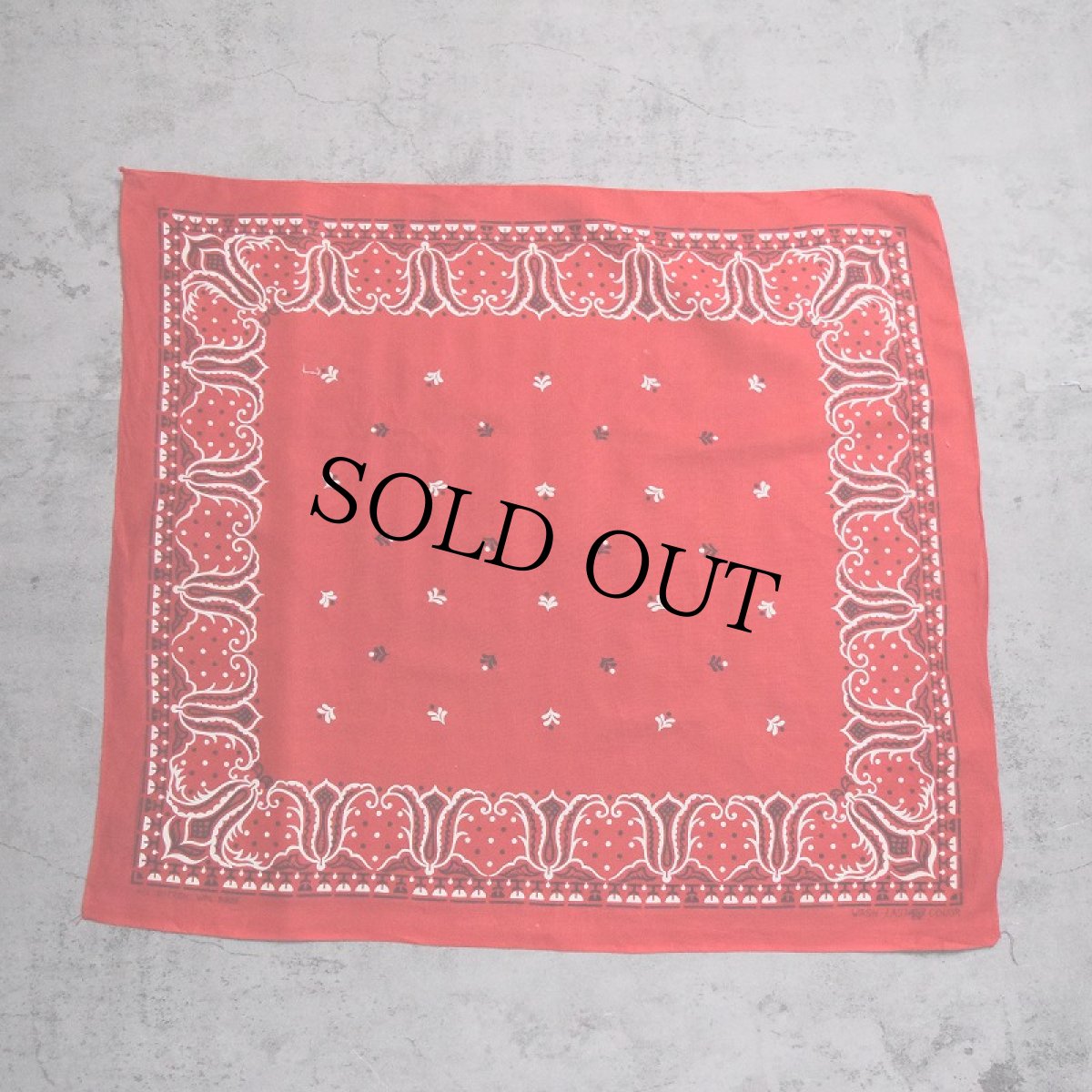 画像2: 50〜60's タイガーブランド バンダナ (2)