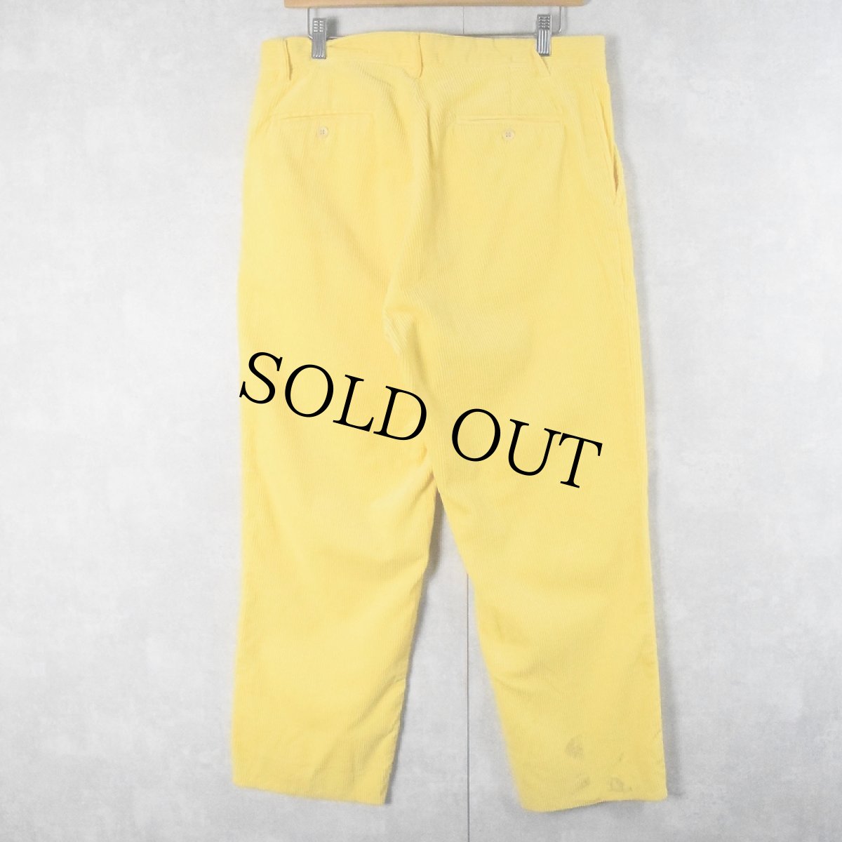 画像2: POLO Ralph Lauren 太畝 コーデュロイパンツ W33 (2)