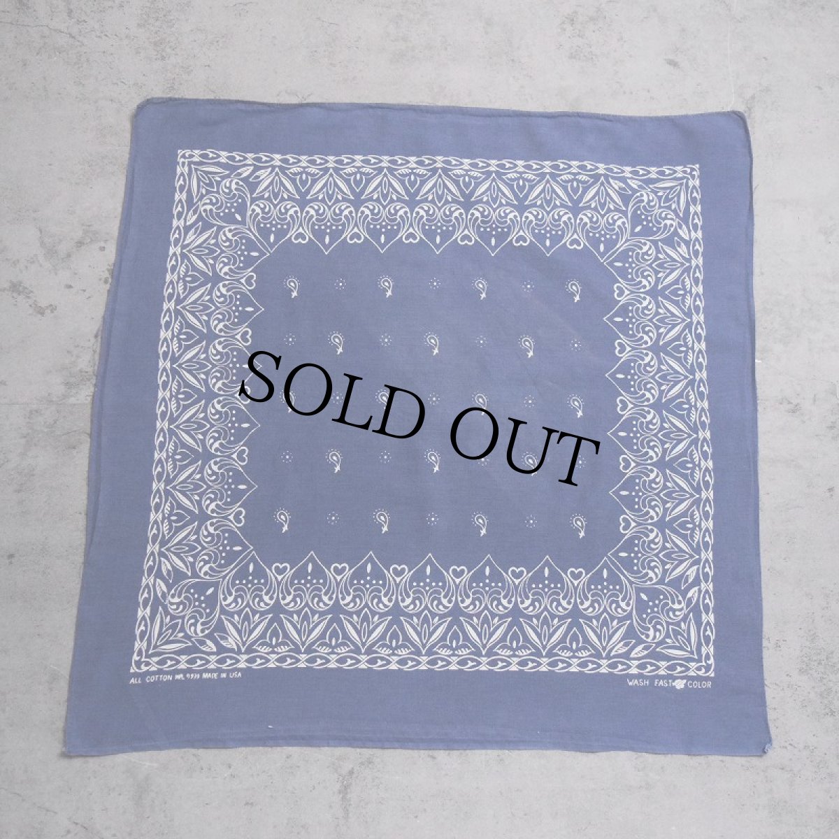 画像2: 60's〜 タイガーブランド バンダナ (2)