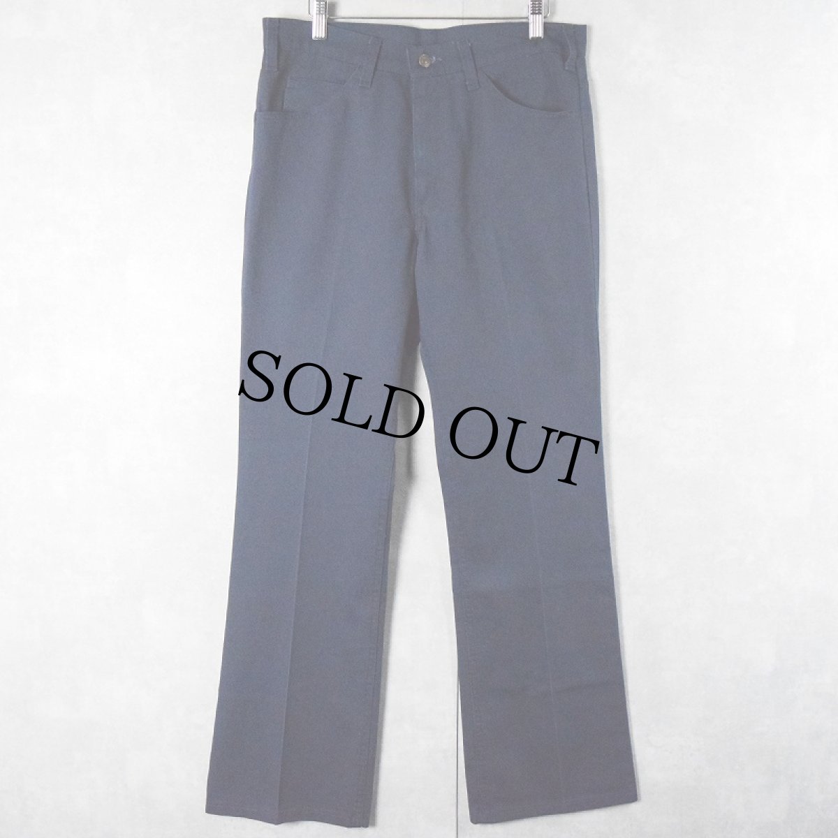 画像1: 80's Levi's 517 "STA-PREST" PANTS NAVY W33 (1)