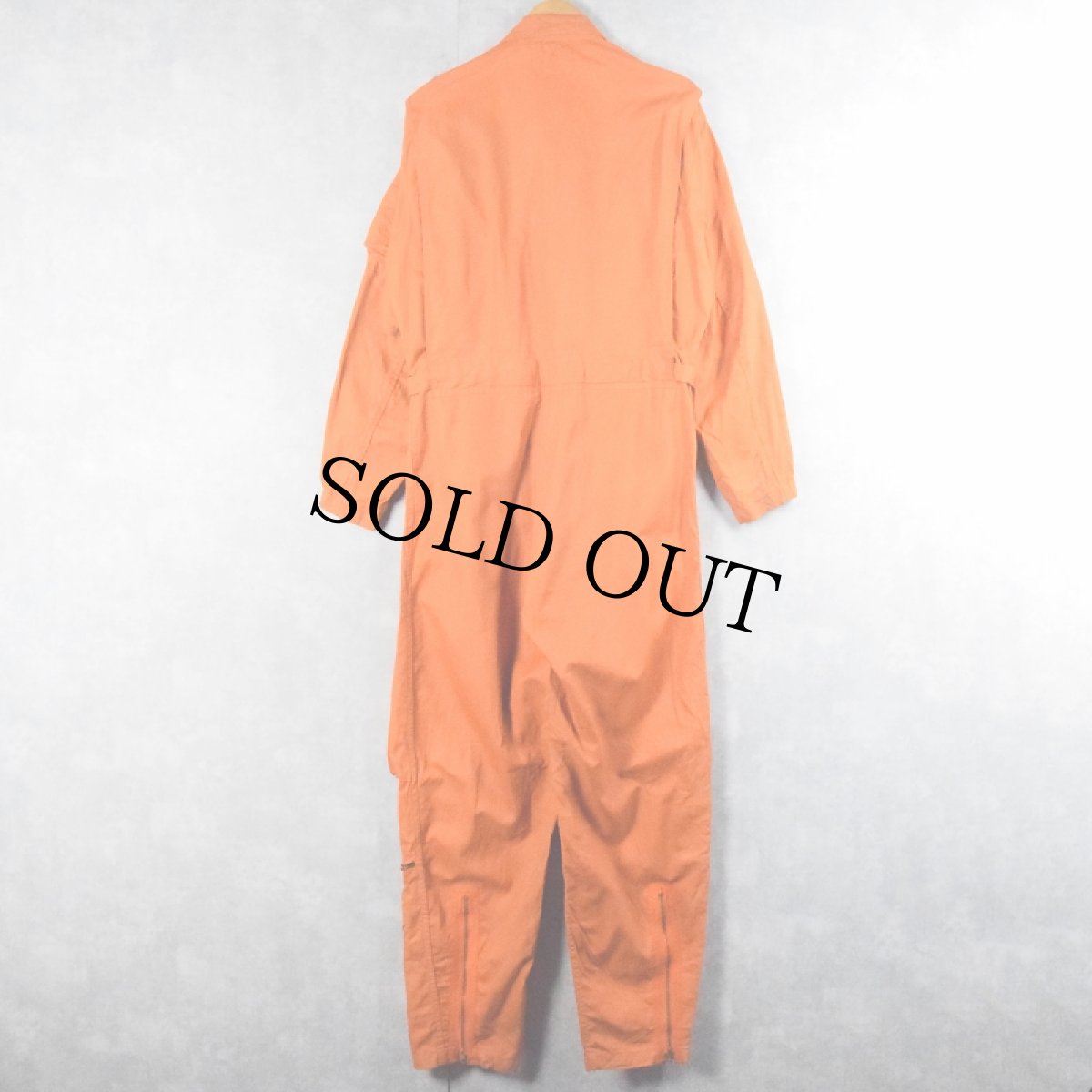 画像2: 60s U.S.NAVY COVERALLS FLYING サマーフライトスーツ SIZE40 LONG (2)
