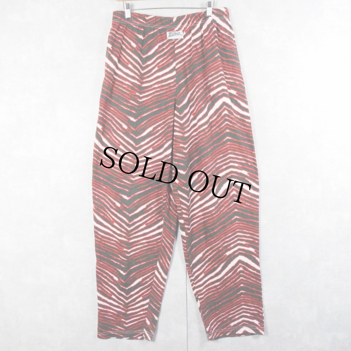 画像1: 90's ZUBAZ 総柄コットンポリイージーパンツ XL  (1)