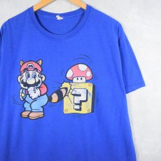 画像1: 2002 Nintendo タヌキマリオ キャラクタープリントTシャツ (1)