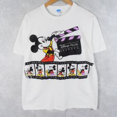 画像1: 90's Disney USA製 MICKEY MOUSE キャラクタープリントTシャツ L (1)