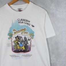 画像1: 90's USA製 オズの魔法使い パロディプリントTシャツ L (1)