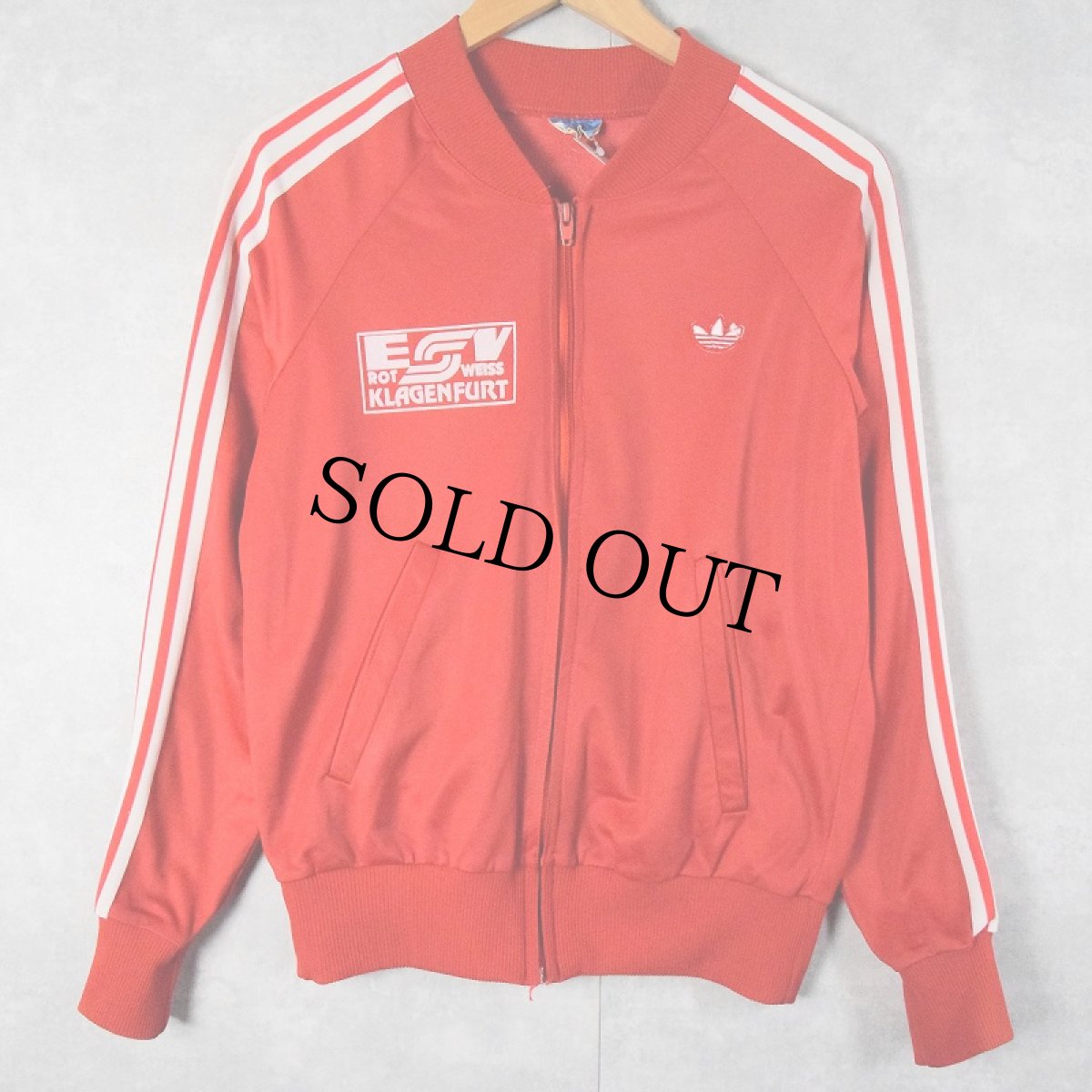 画像1: 70's adidas ATP オーストリア製 フロッキープリント トラックジャケット 48 (1)