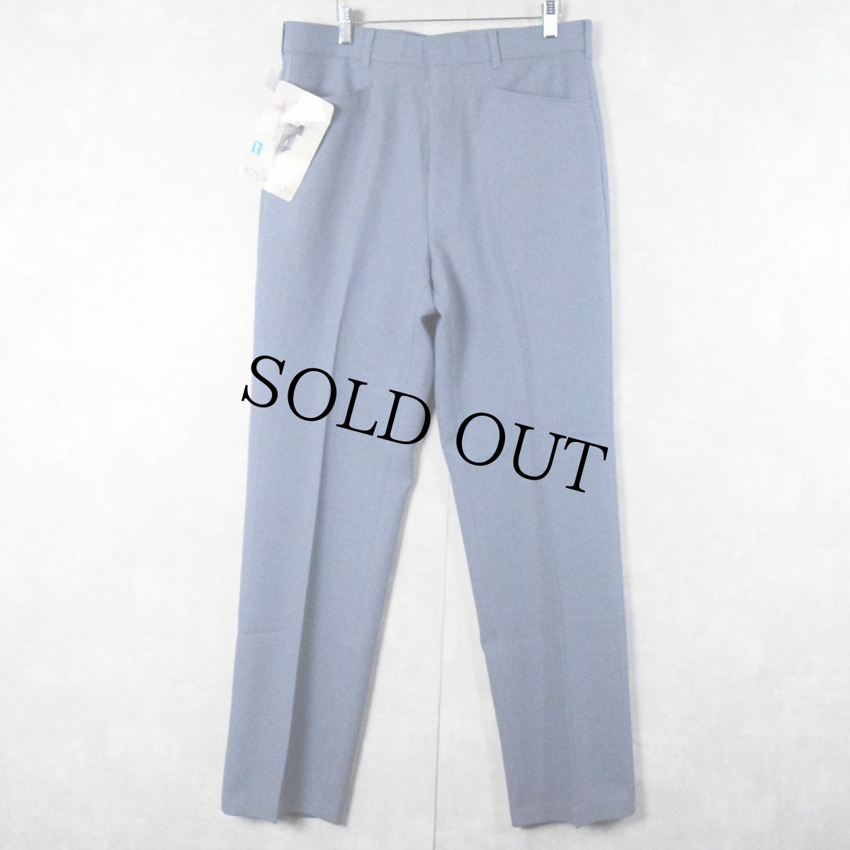 画像2: 80〜90's Levi's USA製 ACTION SLACKS W33 DEADSTOCK (2)