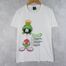 画像1: 【SALE】 90's Looney Tunes USA製 Marvin the Martian キャラクタープリントTシャツ M (1)