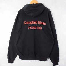 画像2: Champion "Tony Campbell Glass" プリント スウェットジップパーカー BLACK XL (2)