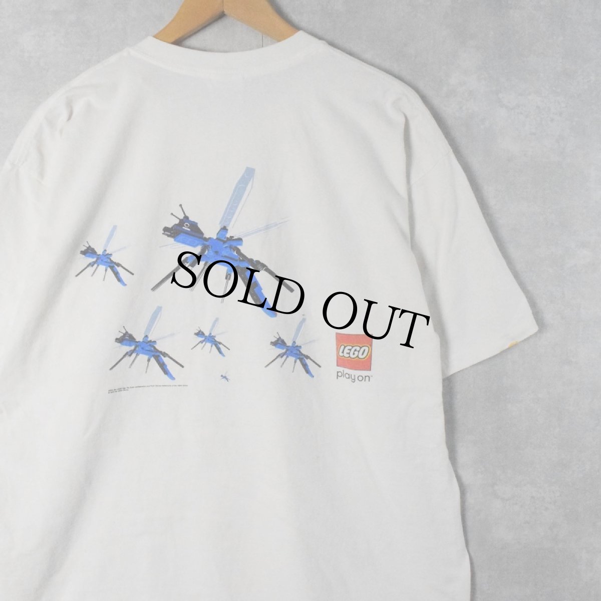 画像2: 2000's LEGO "WHAT WILL YOU MAKE?" プリントTシャツ XL (2)