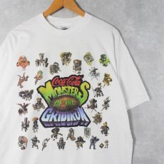 画像1: 90's Coca-Cola USA製 "MONSTERS OF THE GRIDIRON" プリントTシャツ XXL (1)