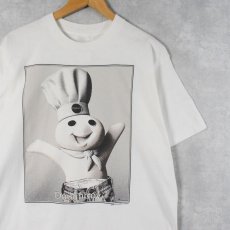 画像1: 90's Pillsbury Doughboy USA製 キャラクターパロディTシャツ L (1)