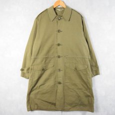 画像1: UNKNOWN MILITARY ウエストコード付き オーバーコート L (1)