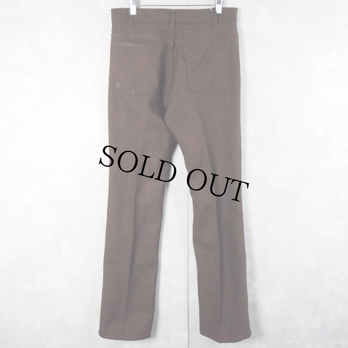 画像2: 90's Levi's USA製 517 USA製 "STA-PREST" PANTS BROWN W33 (2)