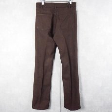 画像2: 90's Levi's USA製 517 USA製 "STA-PREST" PANTS BROWN W33 (2)