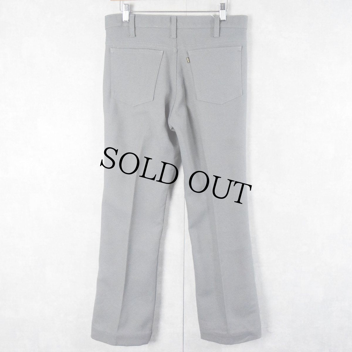 画像2: 90's Levi's USA製 517 USA製 "STA-PREST" PANTS GRAY W32 (2)