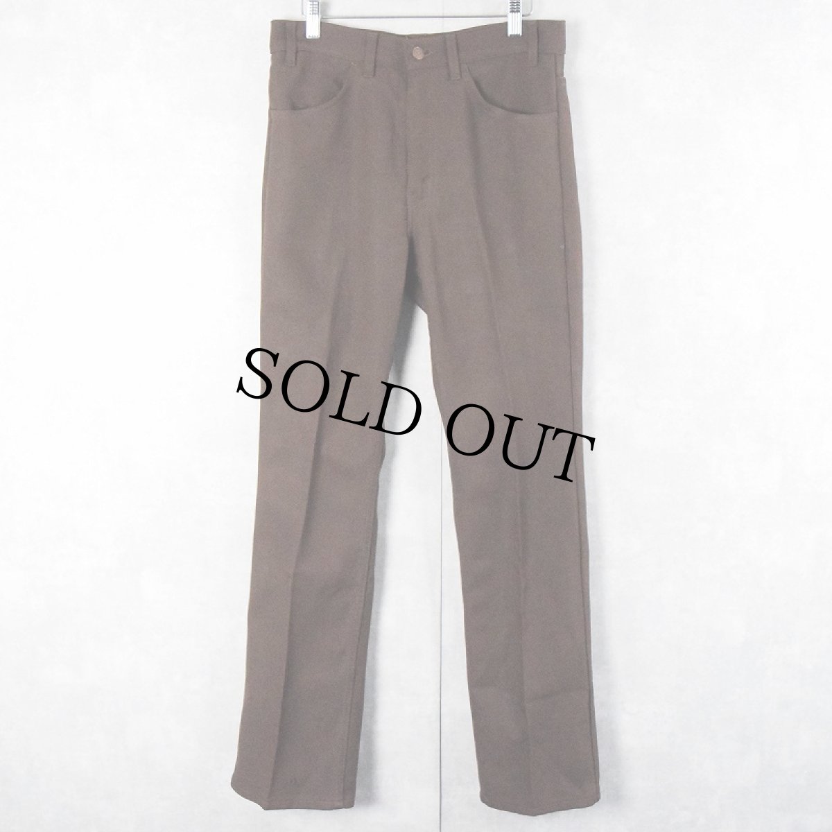 画像1: 90's Levi's USA製 517 USA製 "STA-PREST" PANTS BROWN W33 (1)