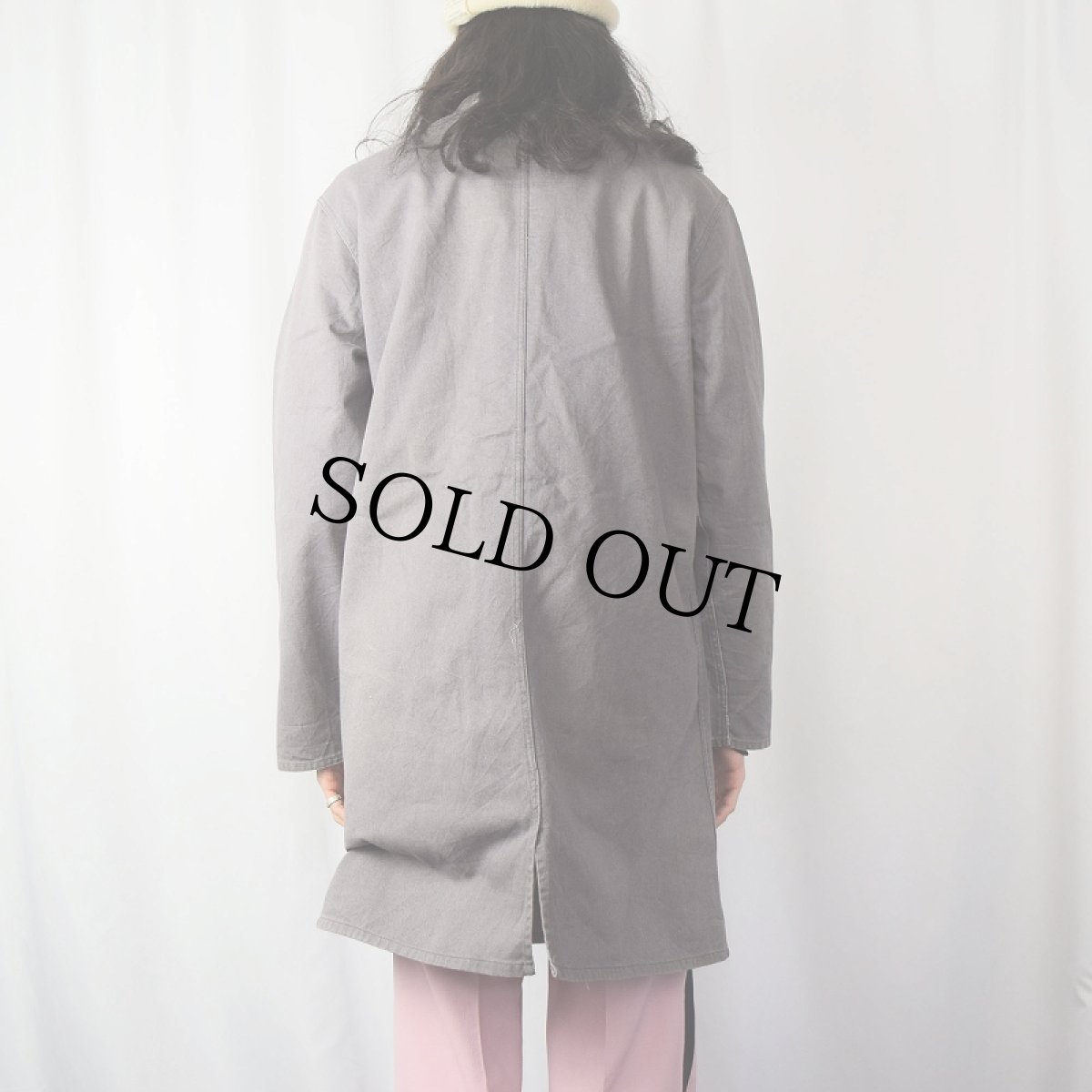 画像3: 60's〜 EURO NORSKIN SANFOR ショップコート SIZE52 (3)