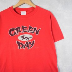 画像1: 2000's GREEN DAY パンクロックバンドTシャツ M (1)