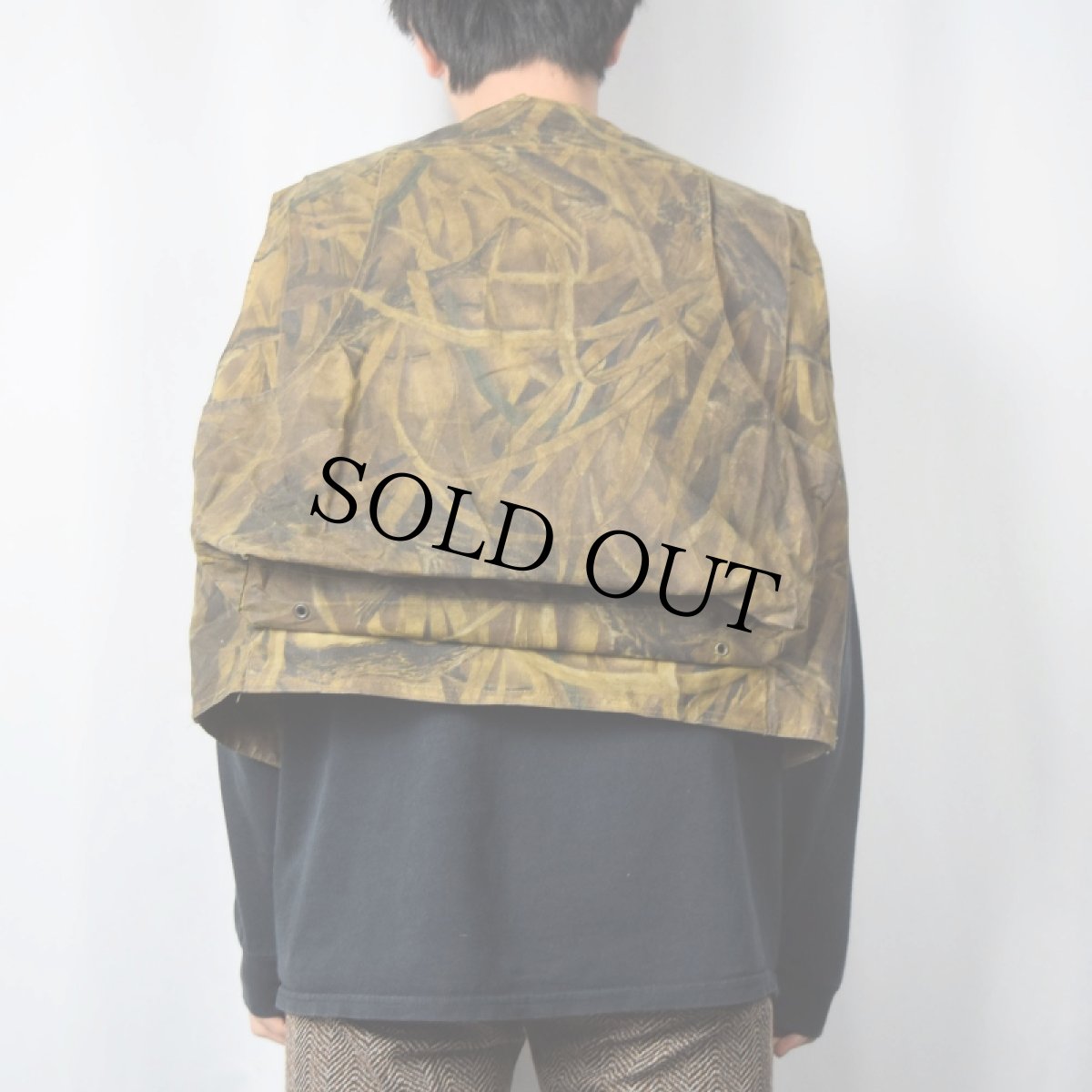 画像6: 90〜2000's FILSON USA製 リアルツリーカモ柄 オイルドベスト L (6)