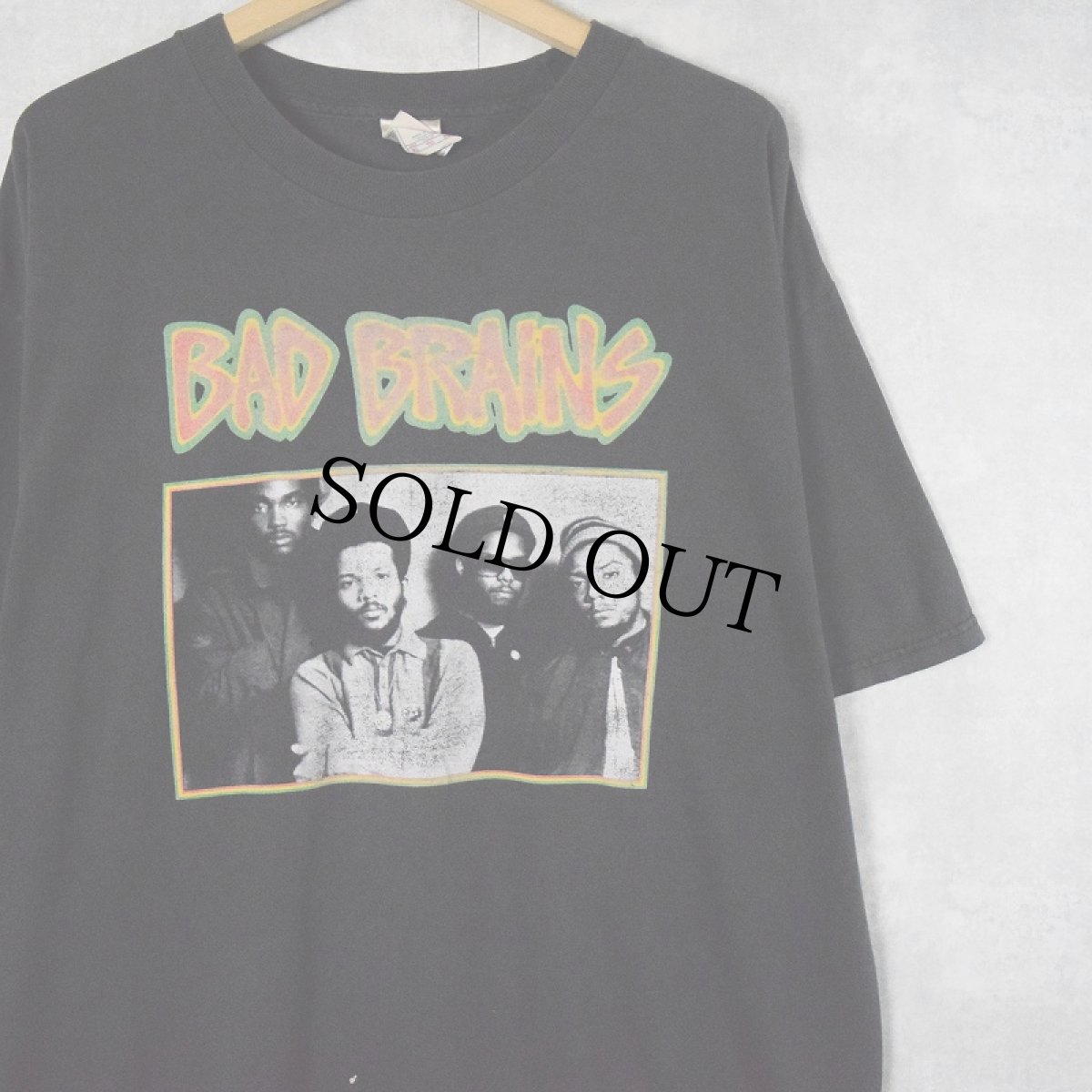 画像1: BAD BRAINS ロックバンドプリントTシャツ XL (1)