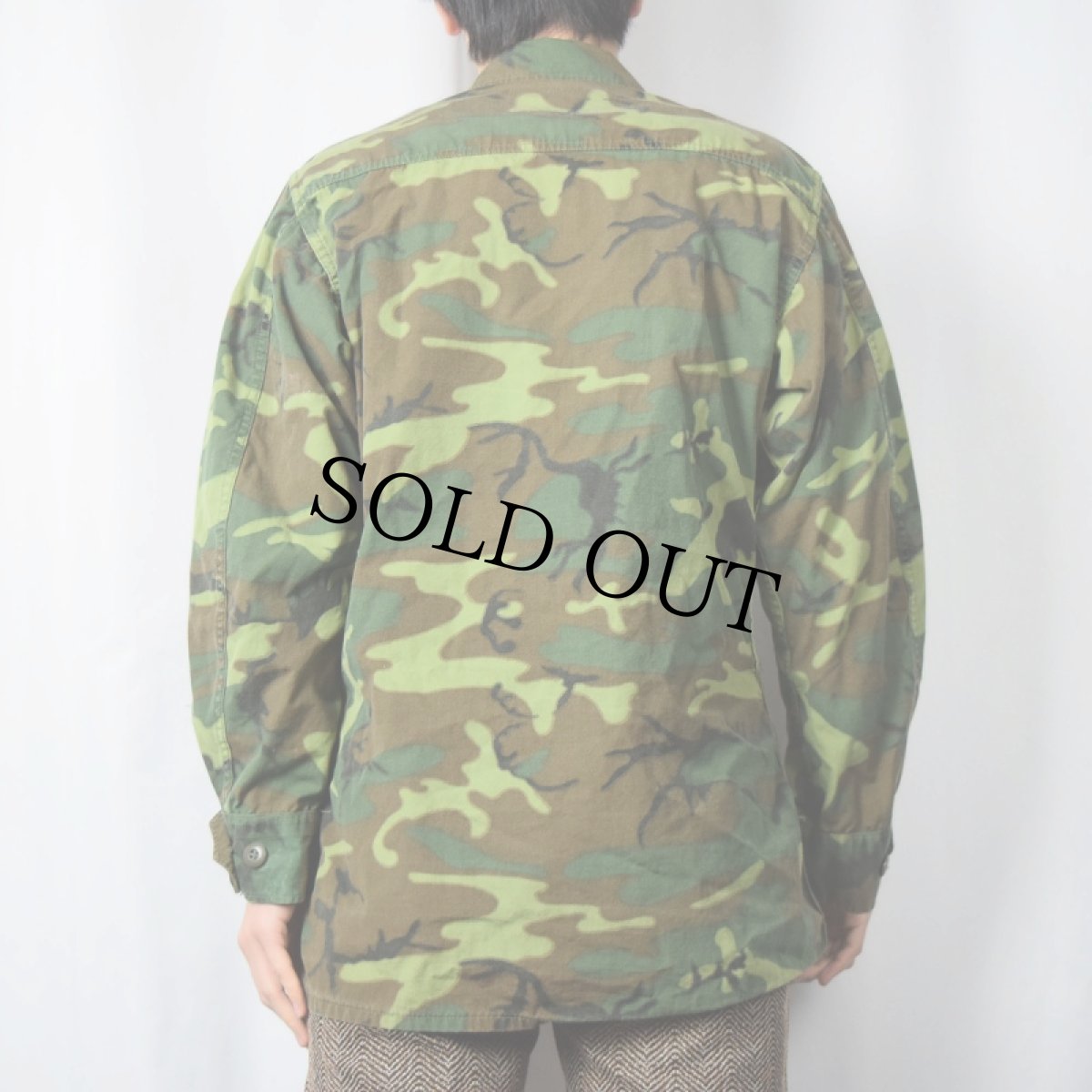 画像3: 60's U.S.ARMY ERDL迷彩 グリーンリーフ ジャングルファティーグジャケット 3rd SMALL-REGULAR (3)