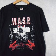 画像1: W.A.S.P ヘヴィメタルバンドTシャツ L (1)