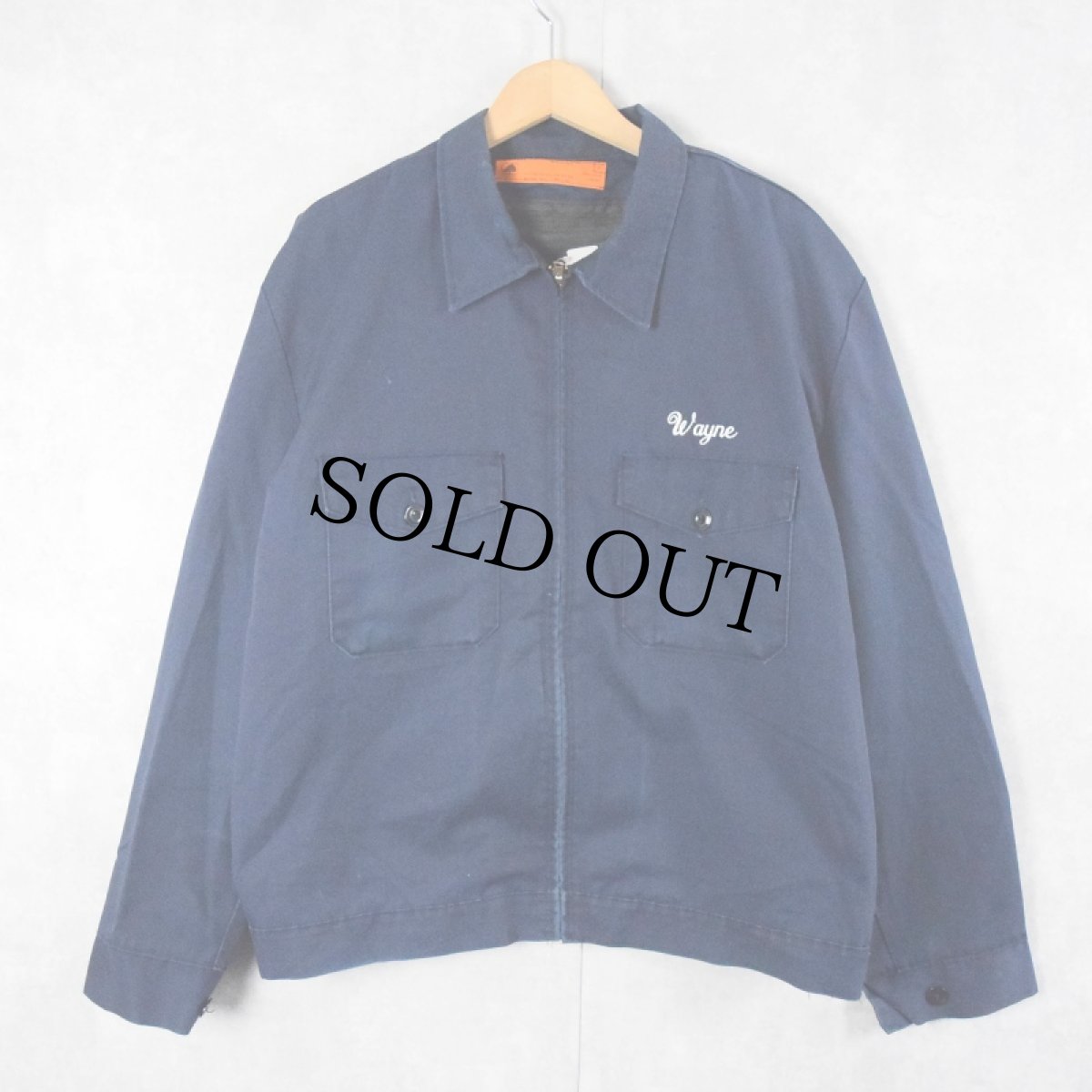 画像2: 80〜90's Ford USA製 自動車メーカー ライナー付き ロゴ刺繍ワークジャケット SIZE3 (2)