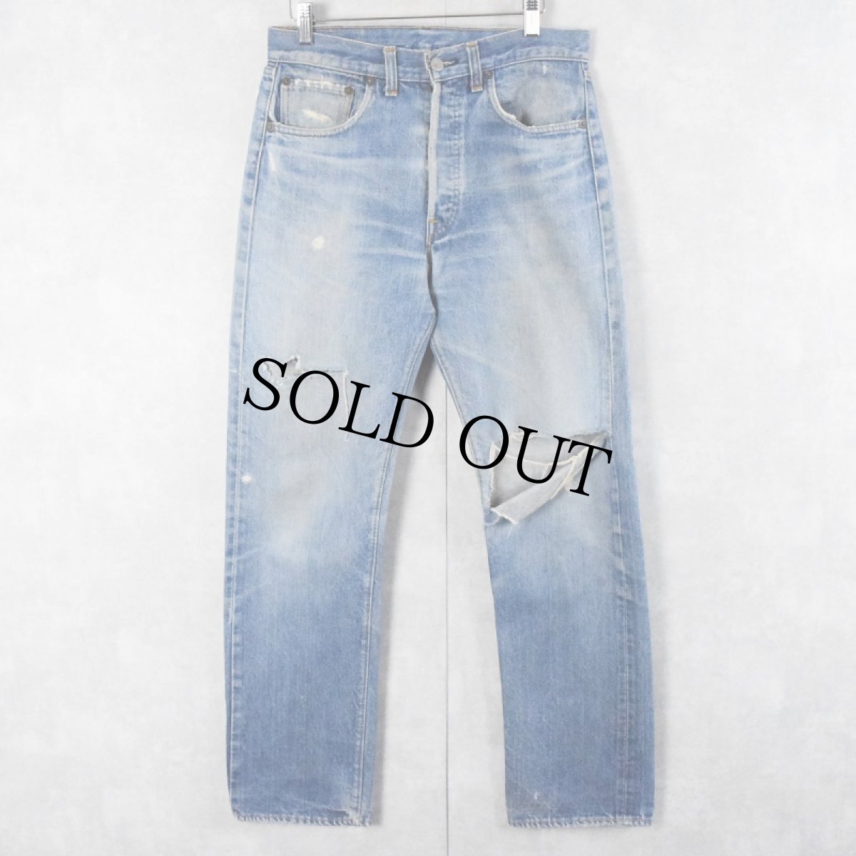 画像1: 70's Levi's 501 66前期 デニムパンツ W31 (1)
