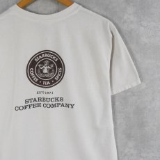 画像2: STARBUCKS ロゴプリントTシャツ M (2)