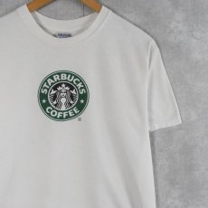 画像1: STARBUCKS ロゴプリントTシャツ M (1)