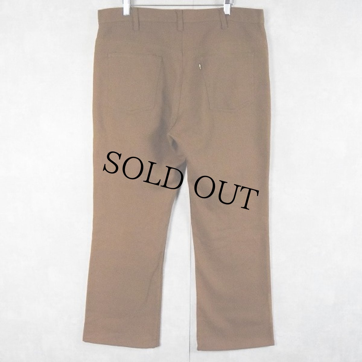 画像2: 70's LEVI'S BIGE "STA-PREST" PANTS W36 (2)