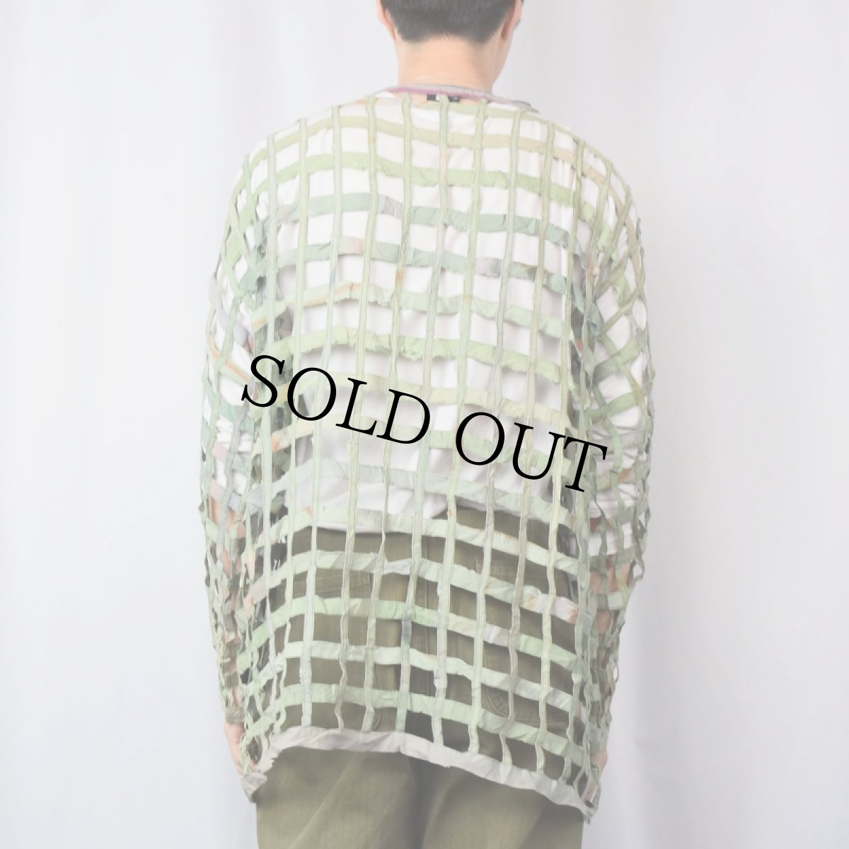 画像3: メッシュデザインカットソー S/M (3)