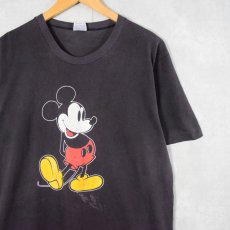 画像1: 80〜90's Disney MICKEY MOUSE USA製 キャラクタープリントTシャツ XL (1)