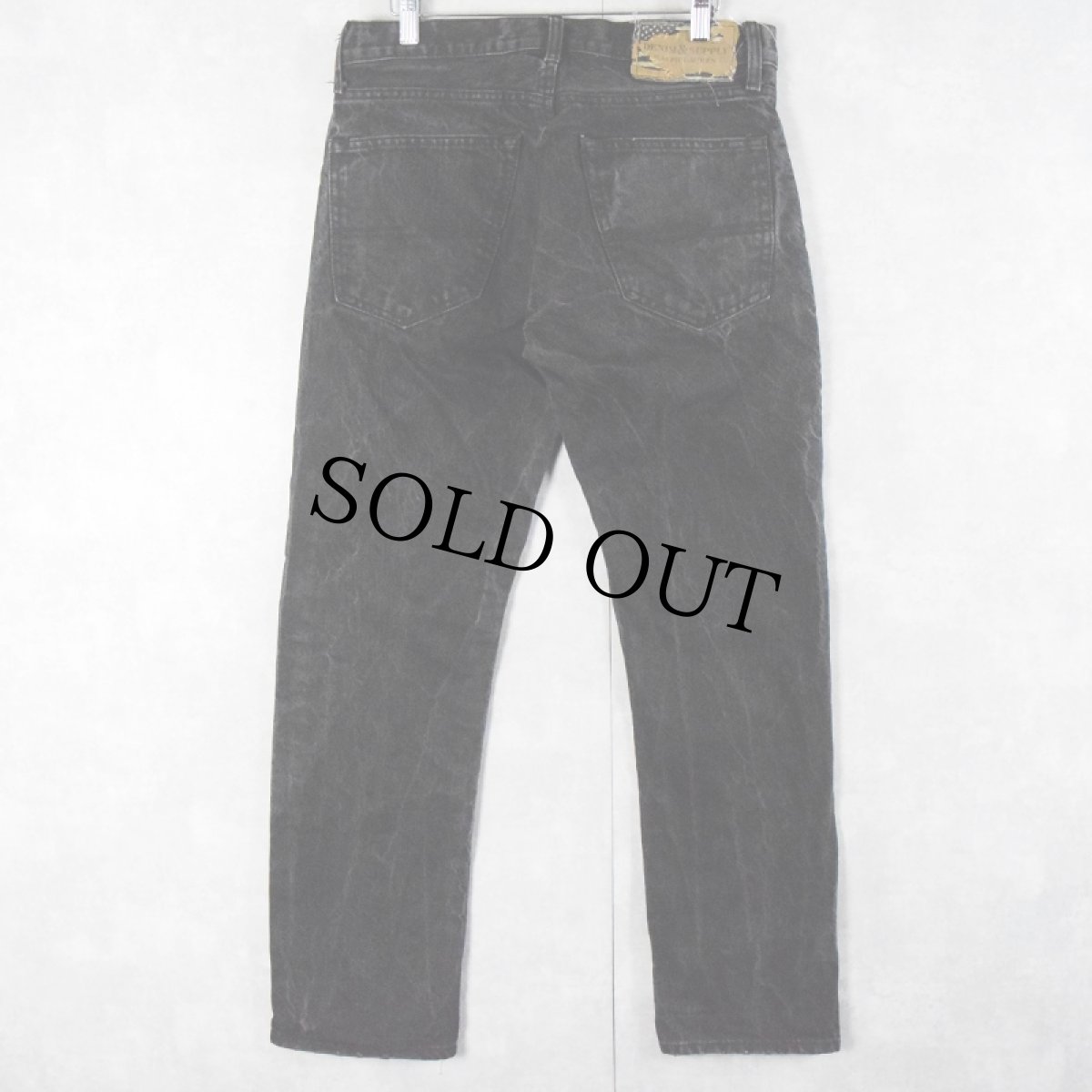 画像2: Ralph Lauren DENIM&SUPPLY ブラックデニムパンツ W31 (2)
