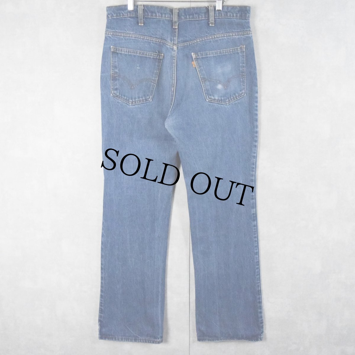 画像2: 80's Levi's 517 USA製 オレンジタブ デニムパンツ W35 (2)