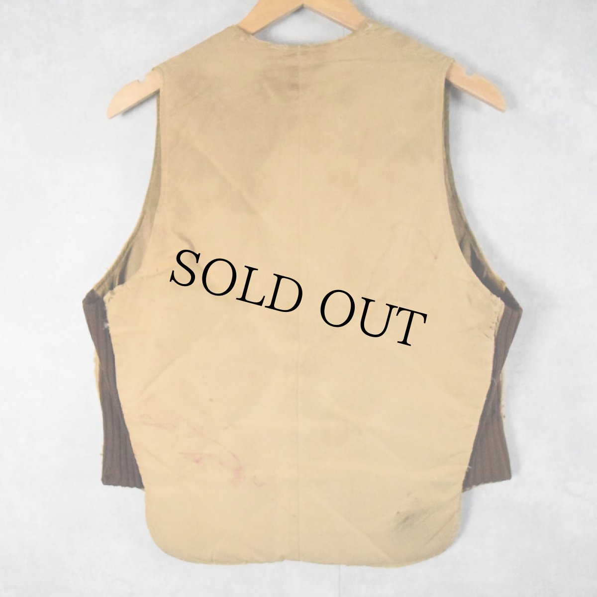 画像2: 50's Feather Foam ダウンベスト (2)