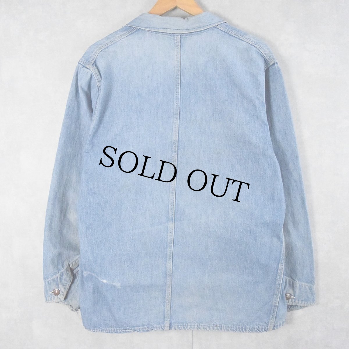 画像2: 60's BIGMAC デニムカバーオール (2)