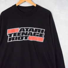 画像1: ATARI TEENAGE RIOT デジタルハードコアバンドロンT BLACK (1)