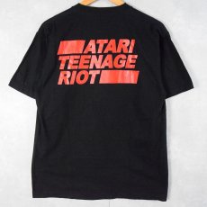 画像2: 90's ATARI TEENAGE RIOT デジタルハードコアバンドTシャツ BLACK (2)